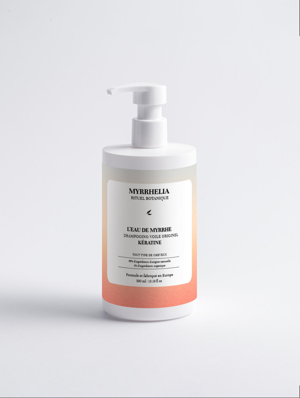 L'eau de Myrrhe- Shampooing Voile Originel- Kératine 390ml