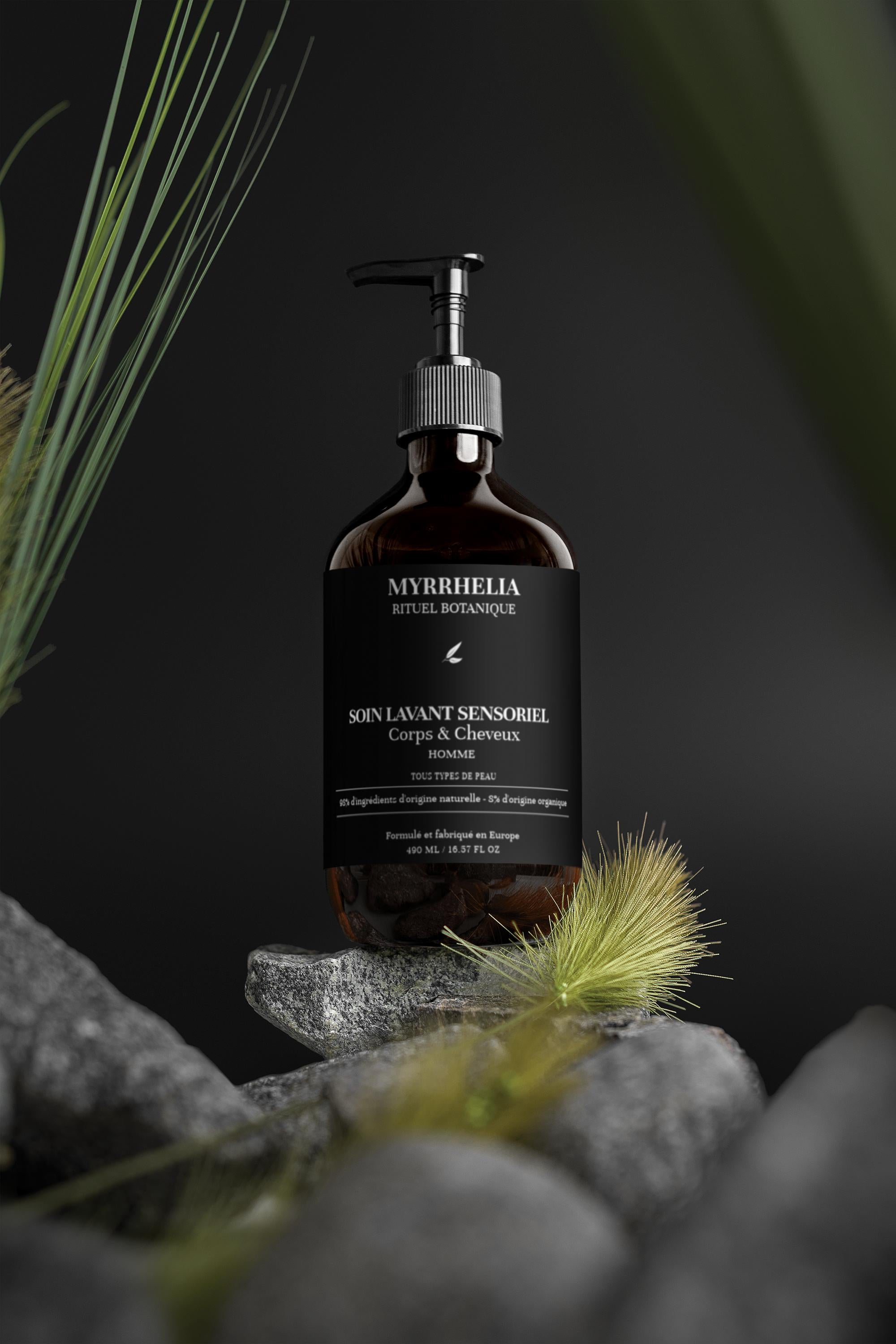 Soin lavant sensoriel corps & cheveux - Pour Homme 490ml
