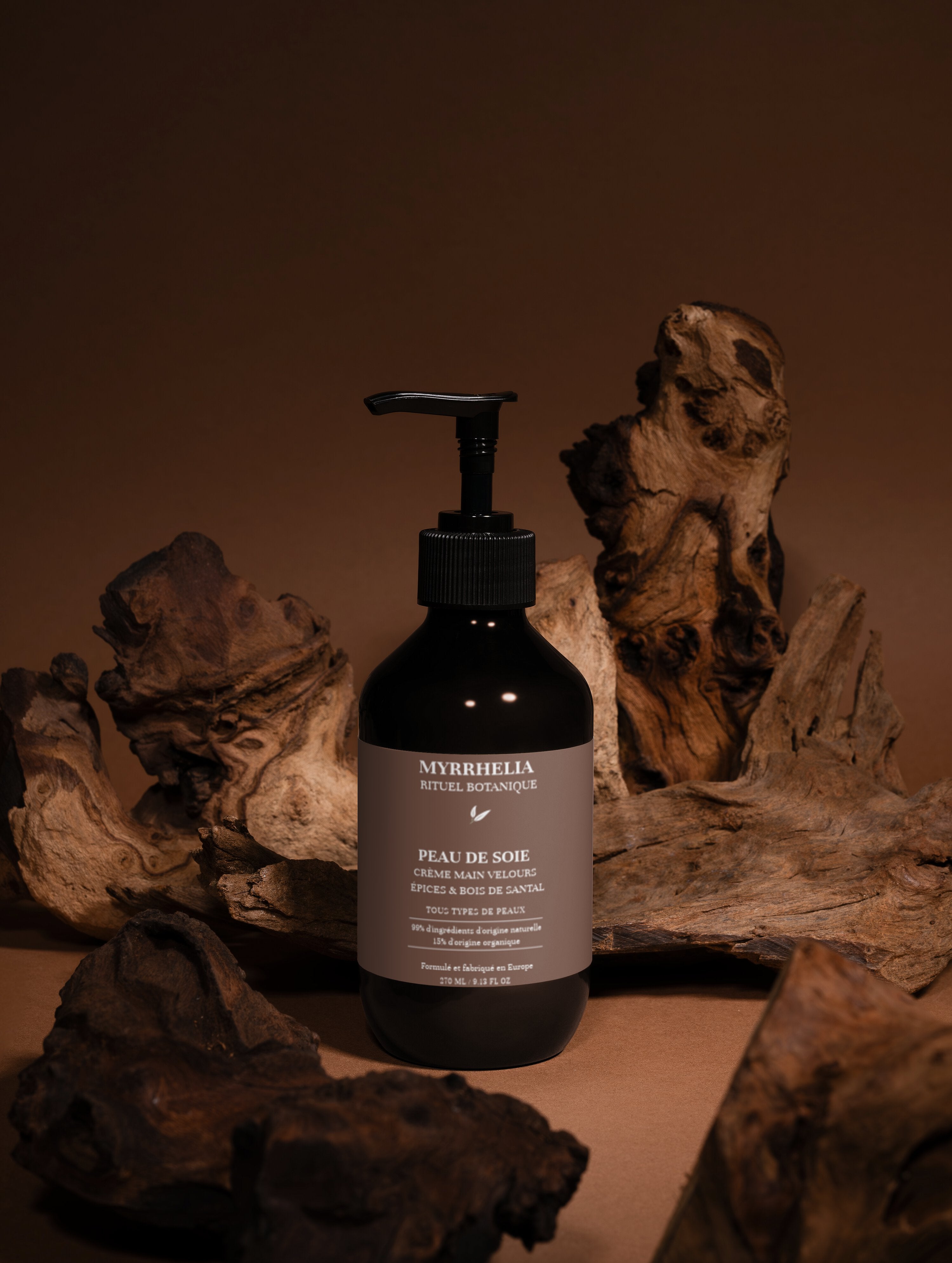 Peau de Soie – Crème Mains Velours Épices & Bois de Santal - 270ml