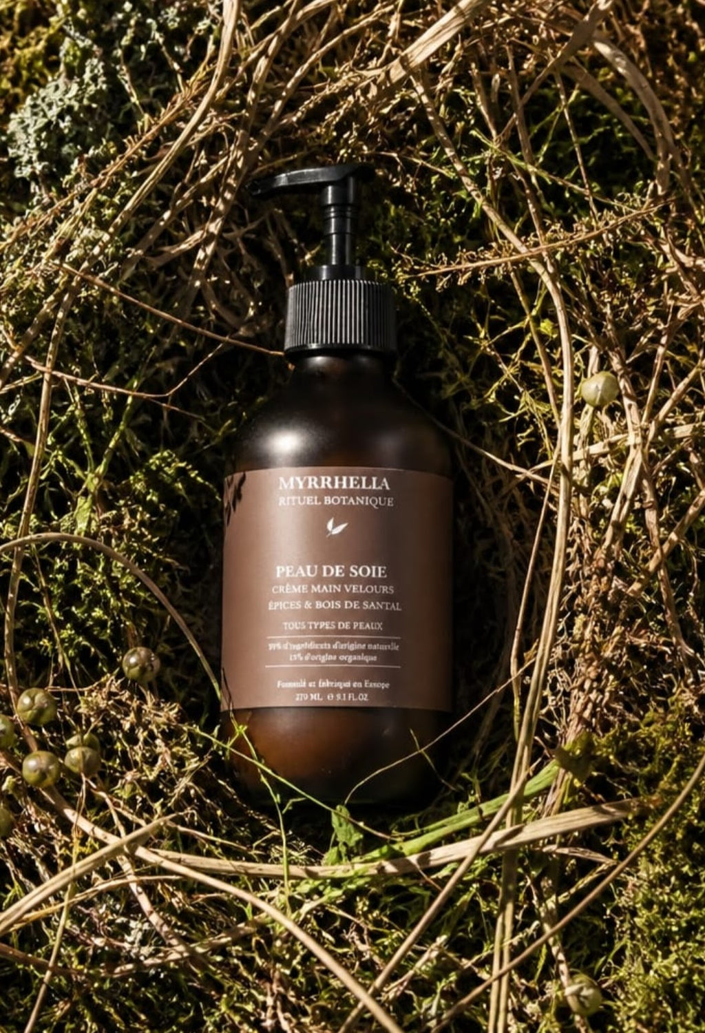 Peau de Soie – Crème Mains Velours Épices & Bois de Santal - 270ml