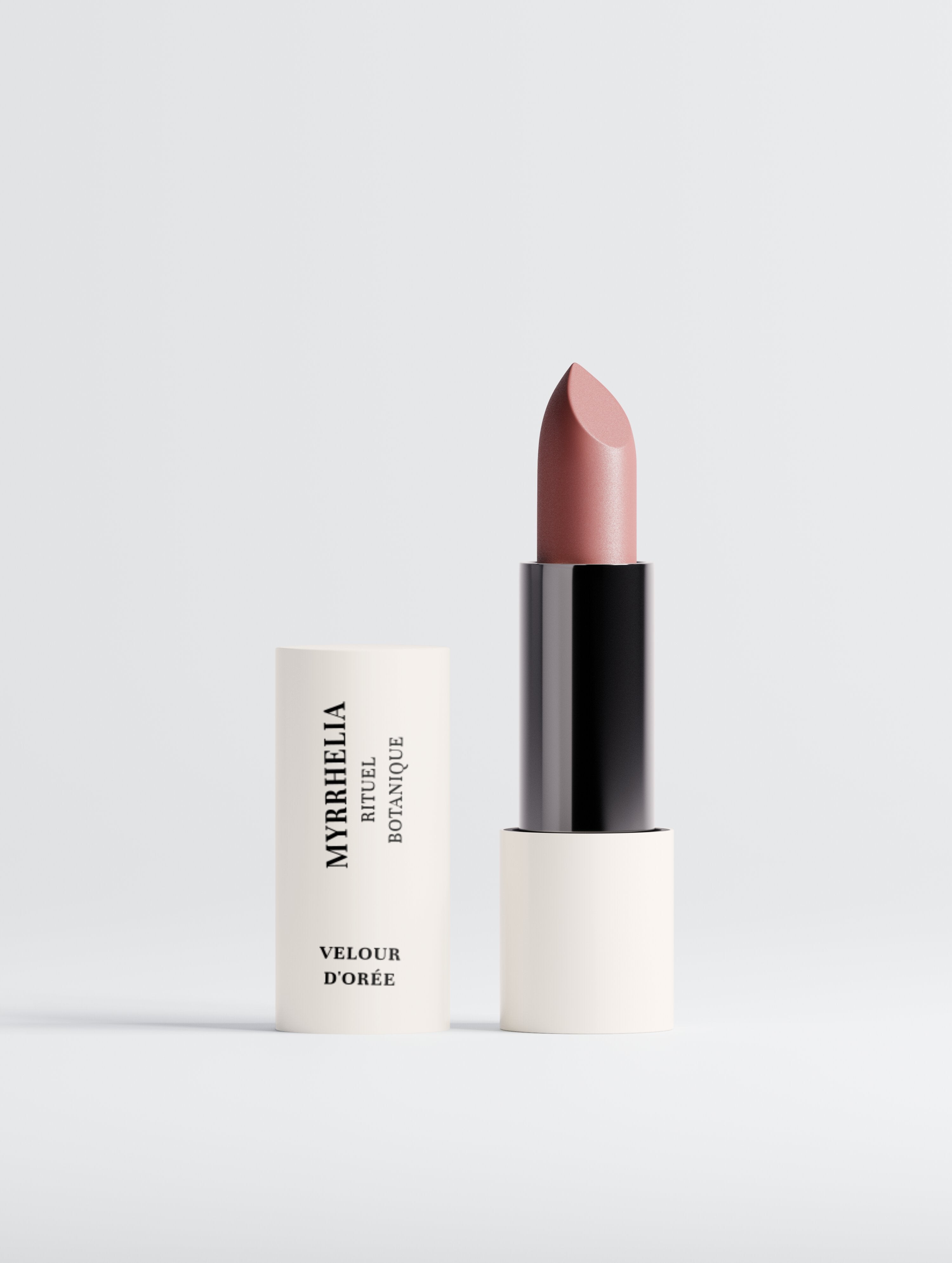 Velours d'Orée – Rouge à Lèvres Soin Mat Velouté Rose Poudré | Myrrhelia